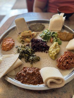 Group platter  at Little Africa in Grand Rapids