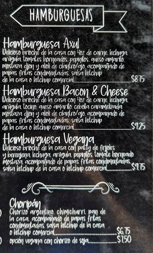 Food menu 8 of 9, May 2023 at Axul Cafe in Concepcion De Ataco