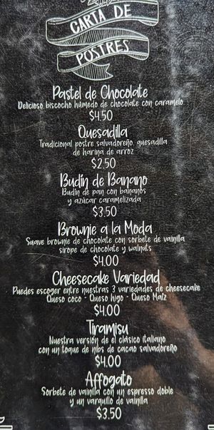 Food menu 9 of 9, May 2023 at Axul Cafe in Concepcion De Ataco