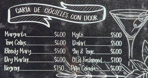 Drink menu 2 of 6, May 2023 at Axul Cafe in Concepcion De Ataco