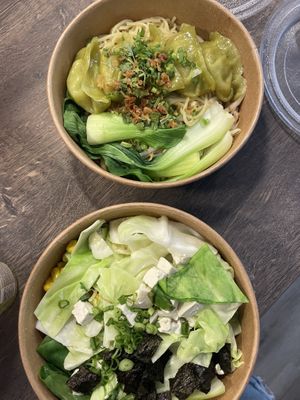 Veggie Gyoza Ramen und Miso Ramen  at Cook This Way in Bremerhaven