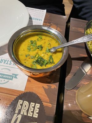 tarka fall  at Vegan India - Gloucester Rd in Bristol