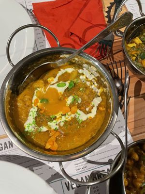 vegetable korma  at Vegan India - Gloucester Rd in Bristol