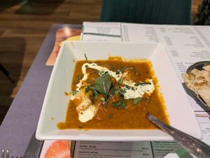 Vegan butter no chik'n (Indian style) at Vegan India - Gloucester Rd in Bristol