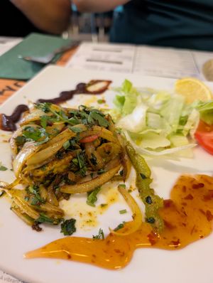 Tandoori Tempeh at Vegan India - Gloucester Rd in Bristol