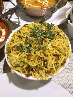 Keema rice  at Vegan India - Gloucester Rd in Bristol