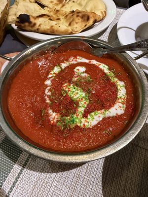 British Style lamb tikka masala  at Vegan India - Gloucester Rd in Bristol