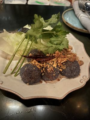 Tapioca dumplings. A little bland.   at Lao Lao Bar in Toronto