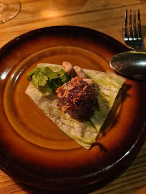 Tapioca dumplings (self assembly with other ingredients) at Lao Lao Bar in Toronto