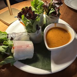 Fresh Rolls  at Lao Lao Bar in Toronto