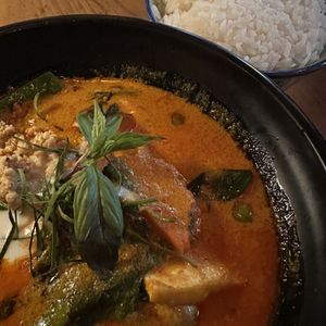Panang Curry  at Lao Lao Bar in Toronto