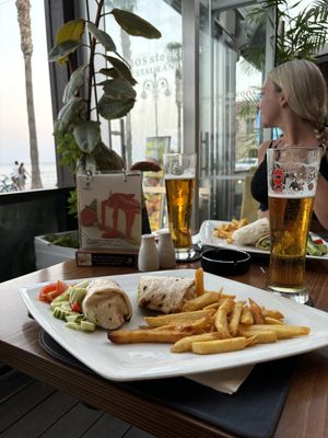   at Panos Steak House in Larnaca