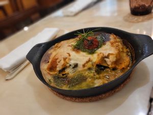 Lasagne at Remédio Santo - Baixa in Porto