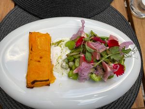 fava beans and squash (main dish)  at Remédio Santo - Baixa in Porto