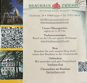   at Brauhaus Zwiebel in Soest