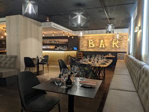 Indoors at Barfüsser Sushi Bar & Lounge in Adliswil