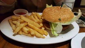 beyond burger at Veggie Grill - South Lake Union in Seattle