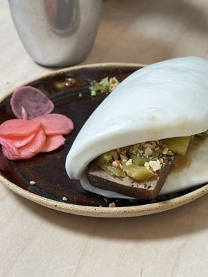 Tofu bun  at MAZU in Yellow Springs
