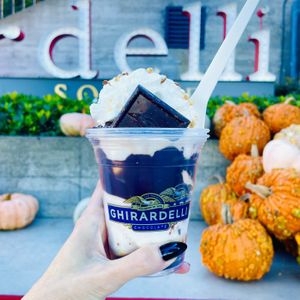 Dairy-free deliciousness ❤️  at Ghirardelli in San Francisco