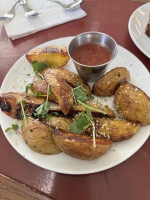 Roasted French fries   at CoCre Cafe in Augusta