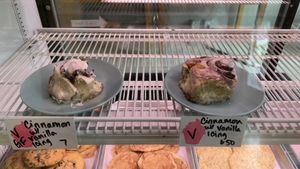 Cinnamon Roll Sunday! 🤍  at Maggie Magee's Bake Shop in Fircrest