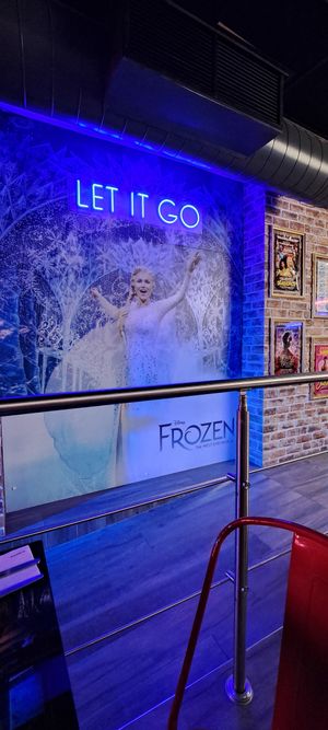 Decor at The Theatre Cafe Diner in London