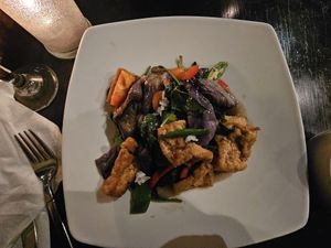 Eggplant at Mai Thai Restaurant in Alexandria