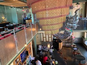 Inside at Mai Thai Restaurant in Alexandria