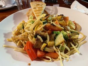 Linguini  at Panini Kabob Grill in Carlsbad