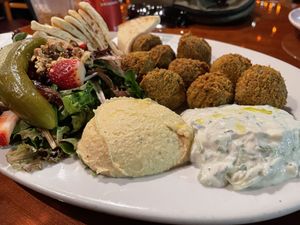 Falafels  at Panini Kabob Grill in Carlsbad