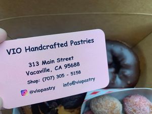 Store info  at Vio Handcrafted Pastries in Vacaville