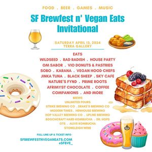 Serving Up Vegan Treats at Upcoming Invitational - Flyer From Website  at Vio Handcrafted Pastries in Vacaville