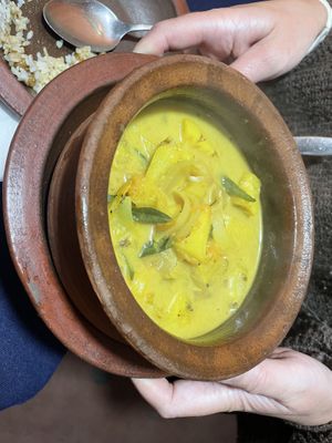 pinapple curry  at Dushan's Home Kitchen in Nuwara Eliya