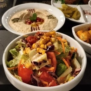 Baba ganush, Salat sehr zu empfehlen at Le Cédre  in Konstanz