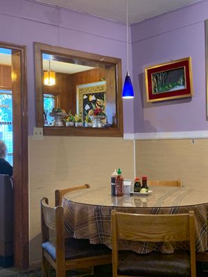 Nice decor at Burma Garden in Bloomington