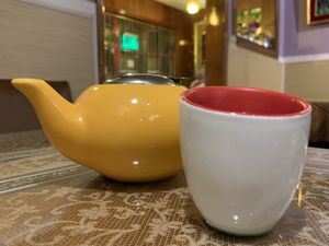 Jasmine tea! at Burma Garden in Bloomington