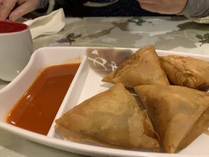Samusa appetizer! at Burma Garden in Bloomington