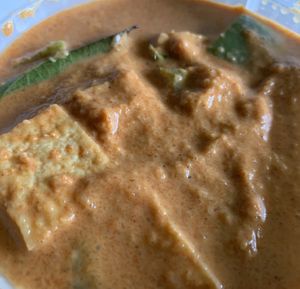 Curry coconut with tofu at Burma Garden in Bloomington