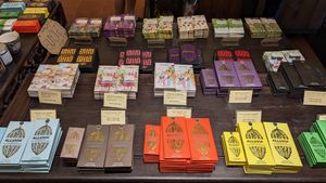 Chocolate bars at Alluvia Chocolate Hoi An in Hoi An