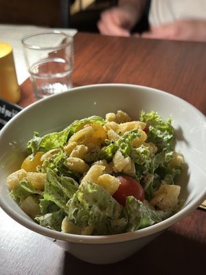 Ceaser salad with tofu croutons  at Love For All in Kanazawa