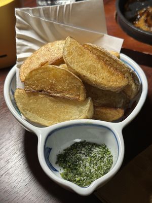 Fried potatoes  at Love For All in Kanazawa