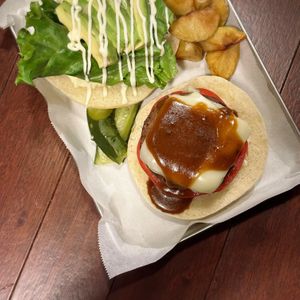 Kanazawa "Cheese” Burger  at Love For All in Kanazawa