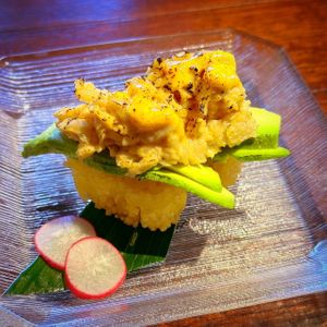 Spicy “Tuna” on Crispy Rice  at Love For All in Kanazawa