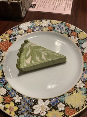 Matcha tart  at Love For All in Kanazawa