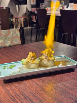 Spicy tuna sushi - incredible!!! at Love For All in Kanazawa