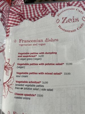   at Restaurant Café Zeis in Bamberg