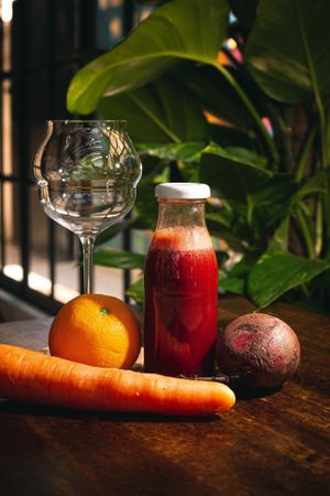 Zumo rojo at Baobab Soul Kitchen & Bar in Alicante