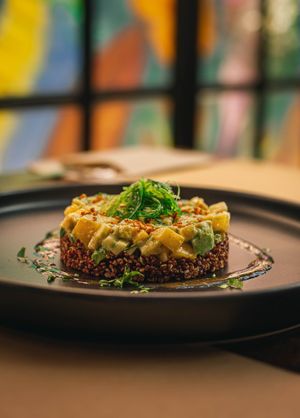 Tartare asiática  at Baobab Soul Kitchen & Bar in Alicante