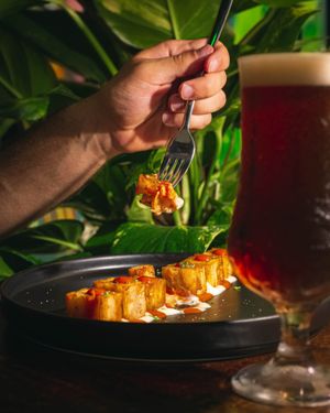 Patatas bravas at Baobab Soul Kitchen & Bar in Alicante