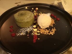 Pistacho lava at Baobab Soul Kitchen & Bar in Alicante